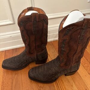 Dan Post Caiman Charcoal/Brown Boots